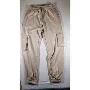 Relaxx Womens Fleece Cargo Sweatpamts Baggy Y2k Inspired Streetwear Size Medium